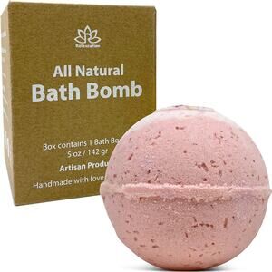 "Birthday Cake" Organic Bath Bomb in kraft box - 5 oz